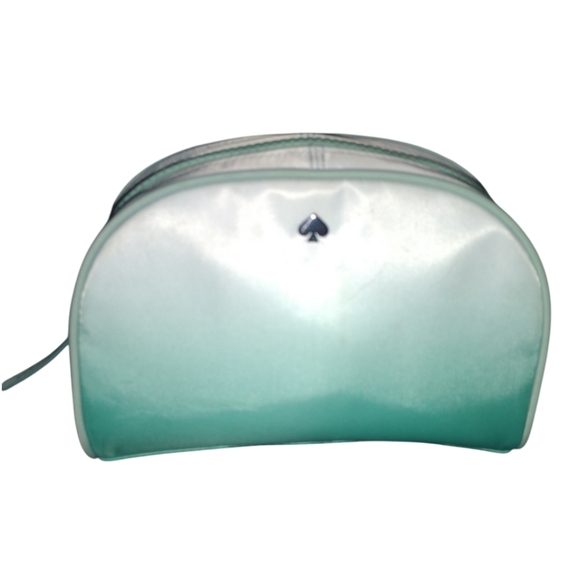 Kate Spade Mint Ombre Cosmetic Case EUC - Picture 1 of 4